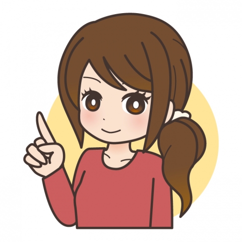 女性のイラスト画像