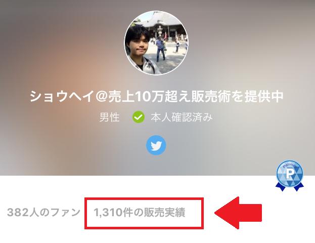 ココナラの販売実績