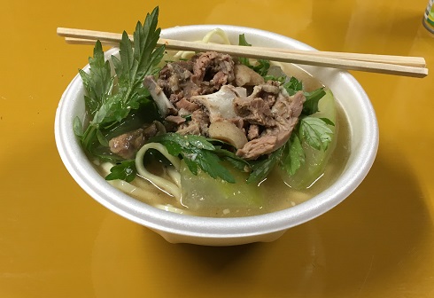 ヤギ肉のソーキそば